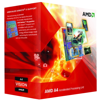Processador AMD Fusion A4 3300 2.5GHz Socket FM1 - AMD