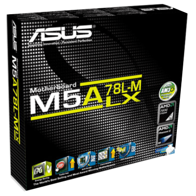 Placa Mãe - ASUS AM3 M5A78L-M LX - Socket 940 DDR3 - AMD